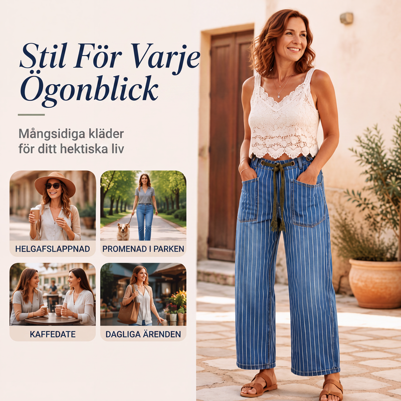 Nya ankomster📦 Klassiska randjeans i elastisk kvalitet