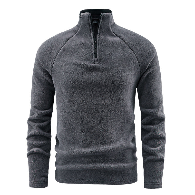 Bästsäljare🔥 🧥 Isolerande fleece-tröja med halvlång dragkedja – perfekt för vandring och vardag