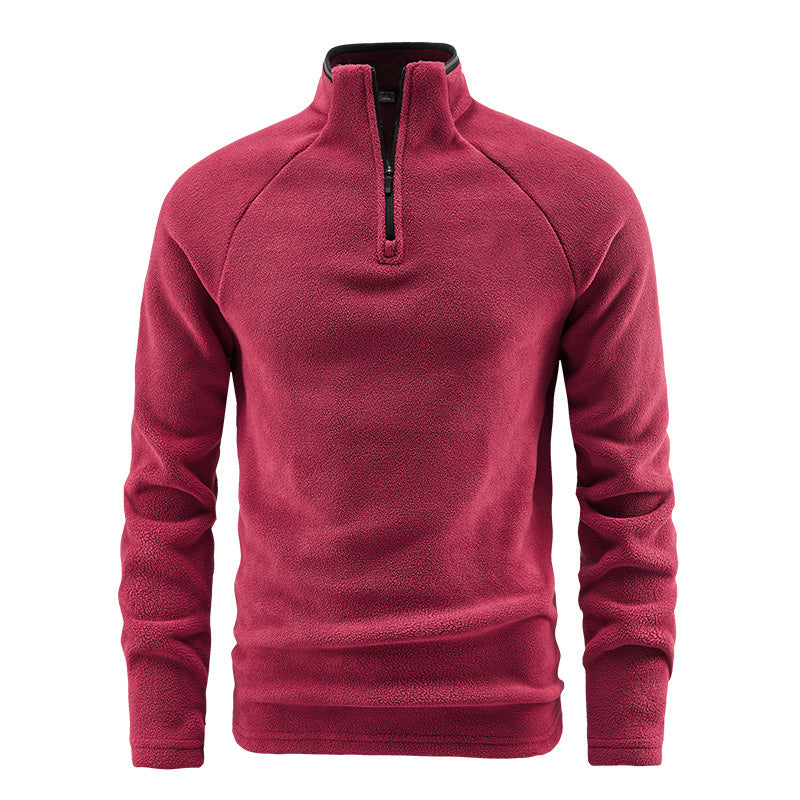 Bästsäljare🔥 🧥 Isolerande fleece-tröja med halvlång dragkedja – perfekt för vandring och vardag