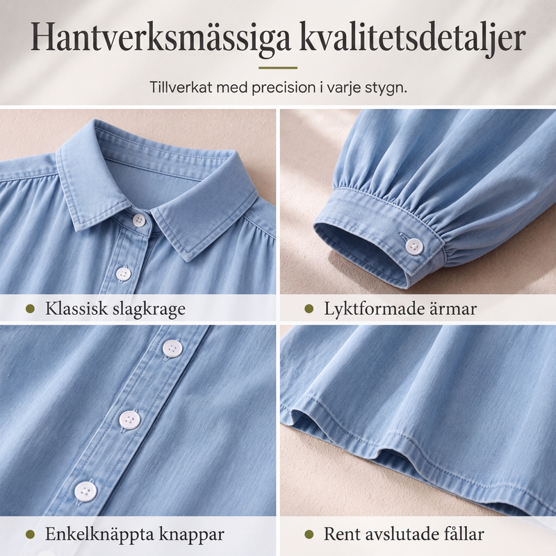 Bästsäljare🔥👗 Långärmad maxiklänning i linnekänsla