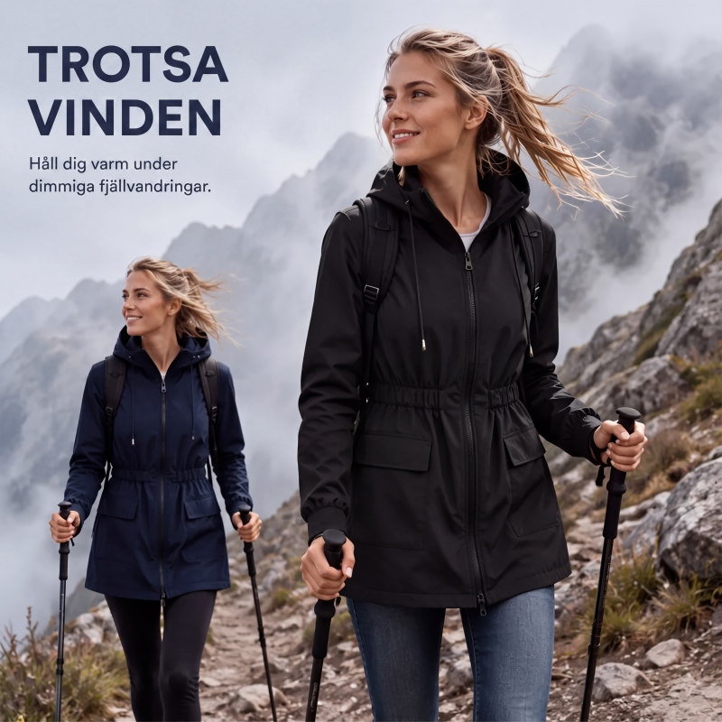 Bästsäljare🔥 🧥 Vattenavvisande regnjacka med huva – urban stil för äventyr i alla väder