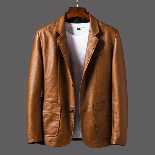 🍂Höstnyheter| Men's Motorcycle Leather Jacket