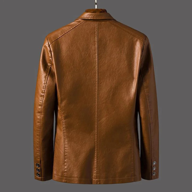 🍂Höstnyheter| Men's Motorcycle Leather Jacket