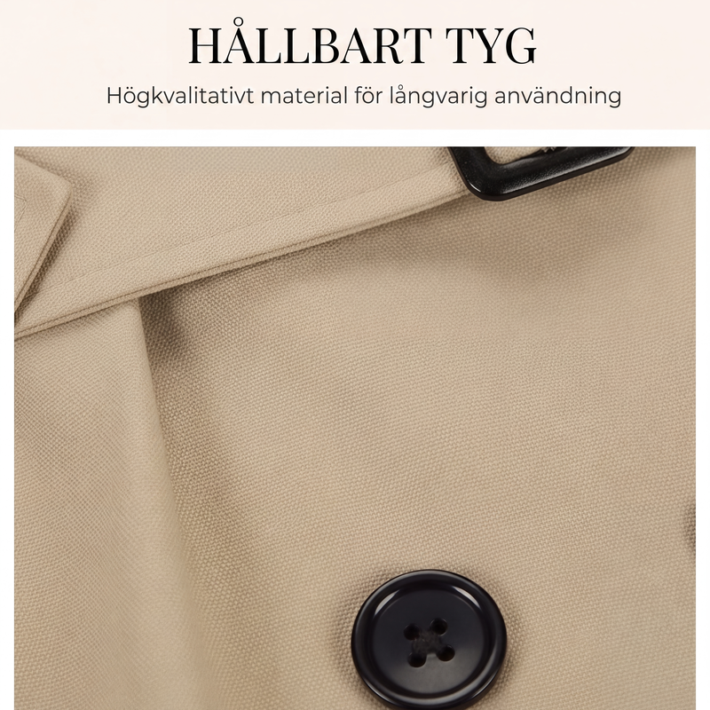 ✨ Tidlös Elegans För Hösten | Klassisk Dubbelknäppt Trenchcoat Med Perfekt Passform