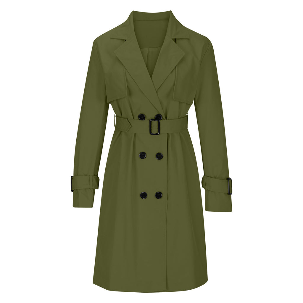 ✨ Tidlös Elegans För Hösten | Klassisk Dubbelknäppt Trenchcoat Med Perfekt Passform