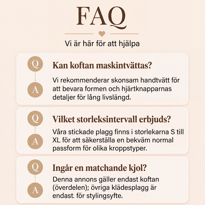 🍂Nya höstnyheter|V-ringad hjärtformad knappad stickad kofta för kvinnor