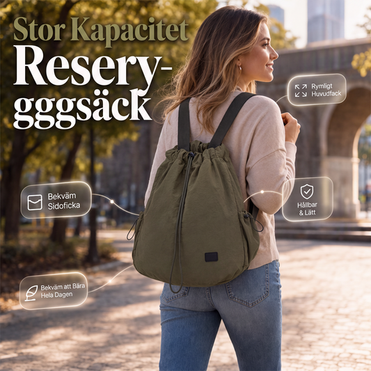 Nyhet✨🎒Rymlig damväska med dragsko – Din perfekta vardagsväska för alla tillfällen