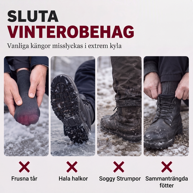 🍂Höstspecial – Endast denna vecka!|Vintervarma slip-on snöstövlar för män