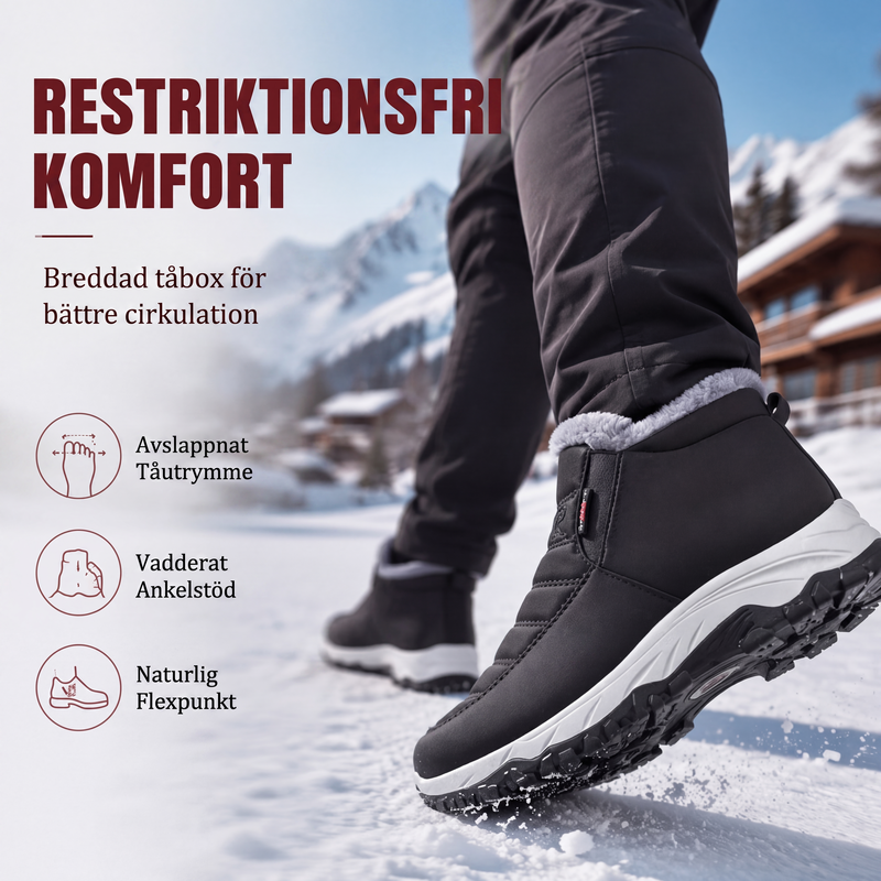🍂Höstspecial – Endast denna vecka!|Vintervarma slip-on snöstövlar för män