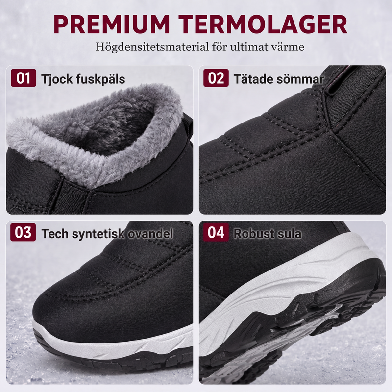 🍂Höstspecial – Endast denna vecka!|Vintervarma slip-on snöstövlar för män
