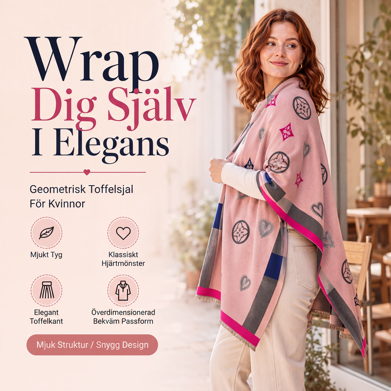 Nyhet✨|Damernas Värmande Vintersjal – Elegant Wrap för Kalla Dagar