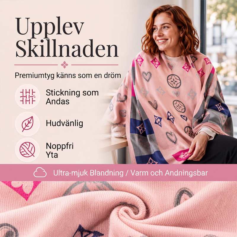 Nyhet✨|Damernas Värmande Vintersjal – Elegant Wrap för Kalla Dagar