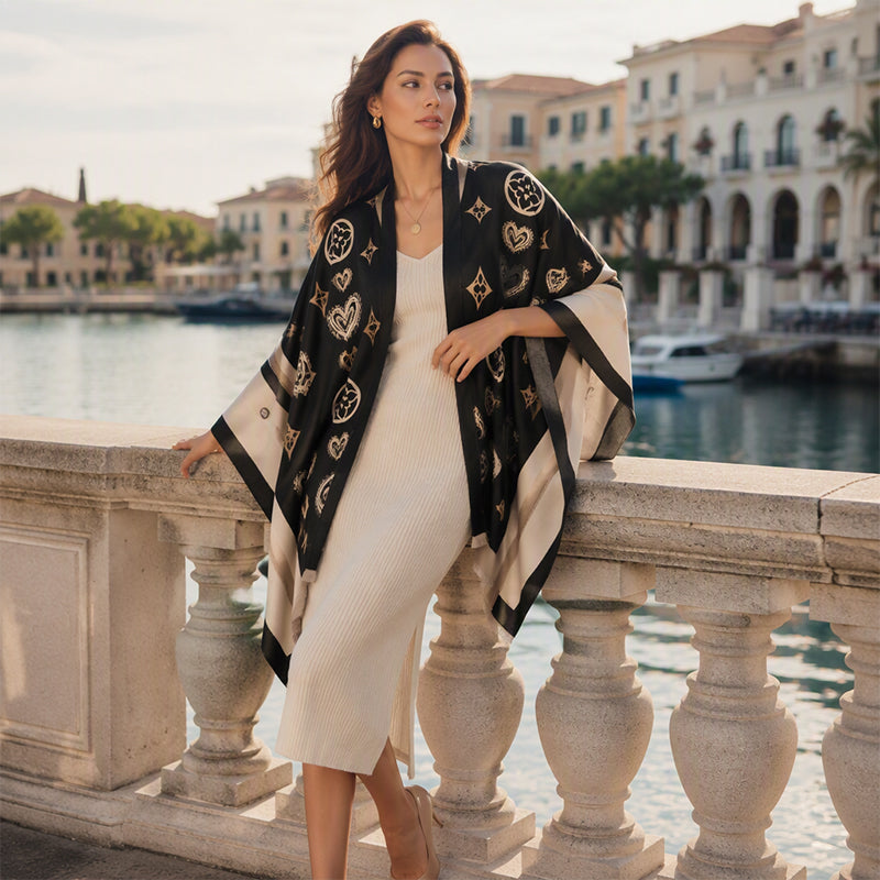 Nyhet✨|Damernas Värmande Vintersjal – Elegant Wrap för Kalla Dagar