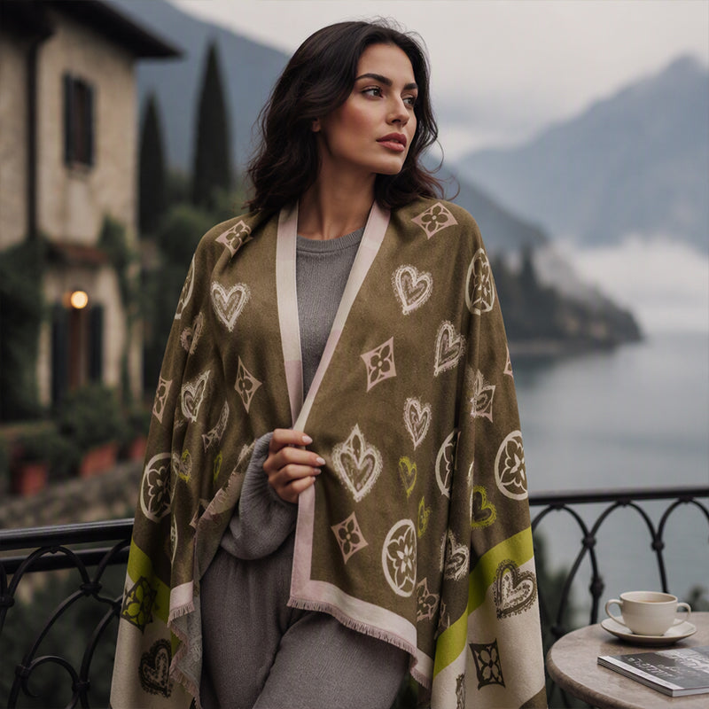 Nyhet✨|Damernas Värmande Vintersjal – Elegant Wrap för Kalla Dagar