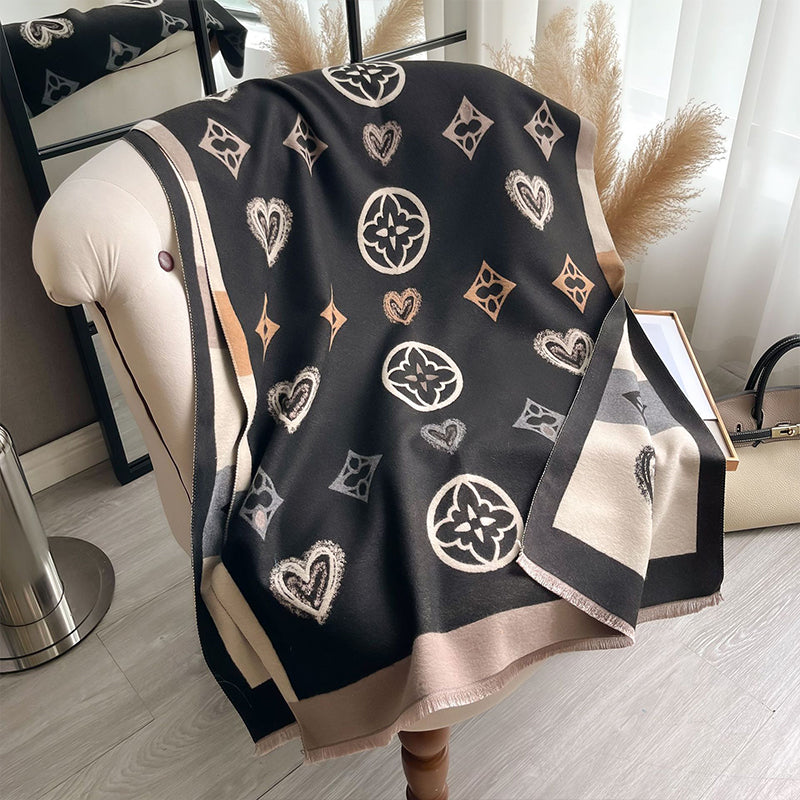 Nyhet✨|Damernas Värmande Vintersjal – Elegant Wrap för Kalla Dagar