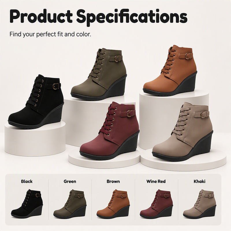 Nyhetserbjudande✨|Bekväma ankelboots för kvinnor – stil och komfort för höstens dagar