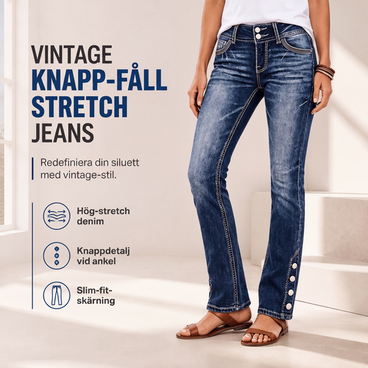 💎👖 Bästsäljare| Tidlösa Jeans för Kvinnor – Stretch Denim med Smickrande Passform och Komfort