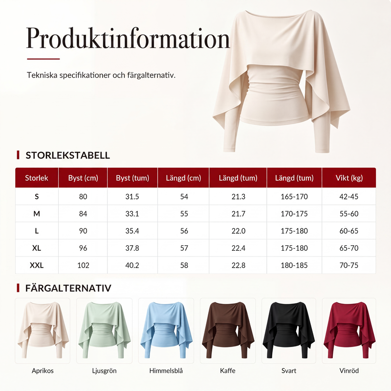 🍂Höstens exklusiva erbjudande|Damernas Elegant Stickad Cape Tröja – Bekväm Höststil