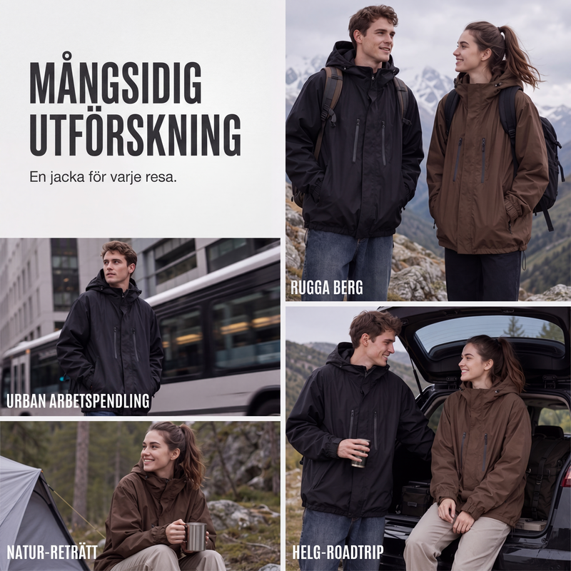Nyhet✨|Vindtät och Vattentät Outdoor Jacka för Dam & Herr