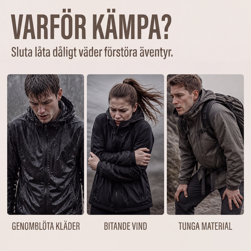 Nyhet✨|Vindtät och Vattentät Outdoor Jacka för Dam & Herr