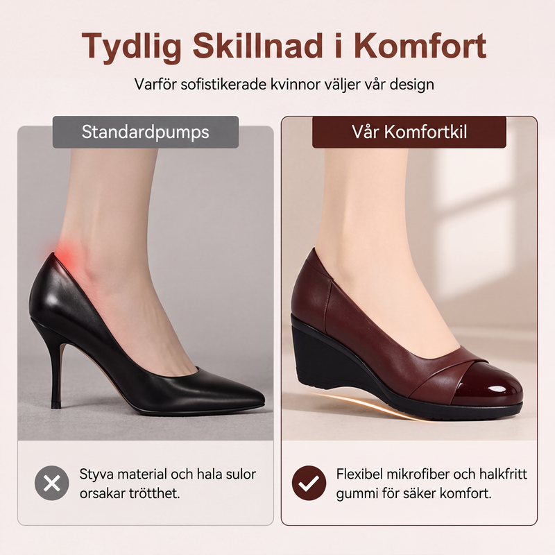 Nyhet✨Bekväma pumps för kvinnor – eleganta klackskor för hela dagen