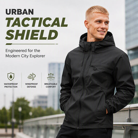 🔥 Få kvar i lager – 30% rabatt! Praktisk herrjacka för vardagen – lätt komfort med vind- och vattenavvisande skydd 🧥💨🌦️