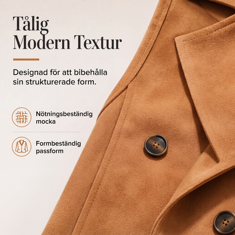 🍂Dam Lång Väst med Dubbelknäppning – Elegant Höstväst för Modern Stil