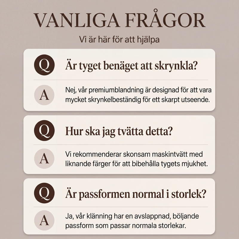 ⏳ Het erbjudande! |Draperad Midiklänning för Dam med Fickor – Elegant Lös Passform för Vardag & Höst