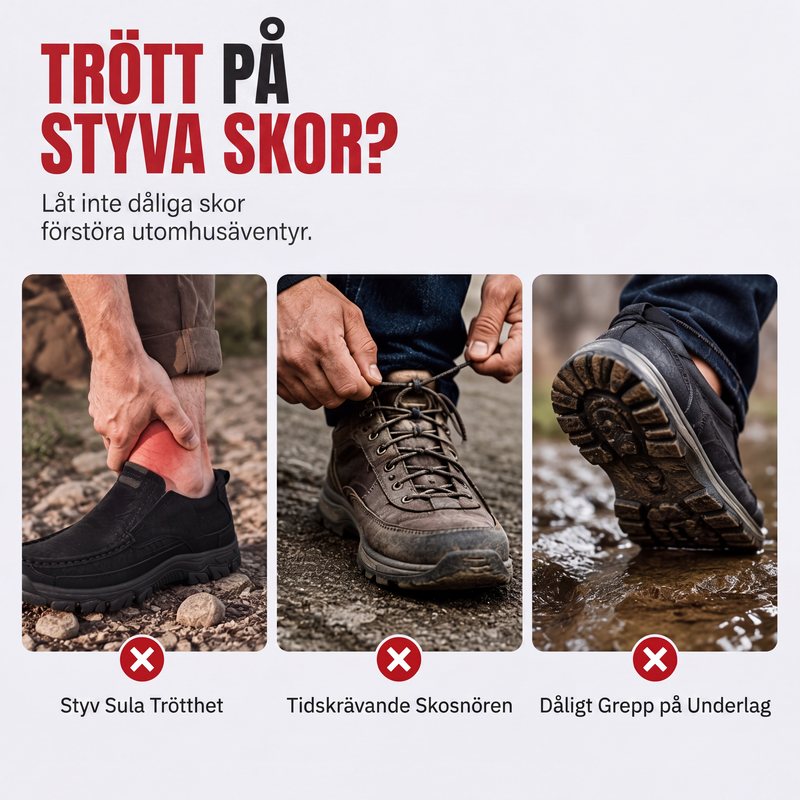 👞Slip-On Skor för Herr i PU-Läder – Bekväma Vardagsskor med Robust Yttersula