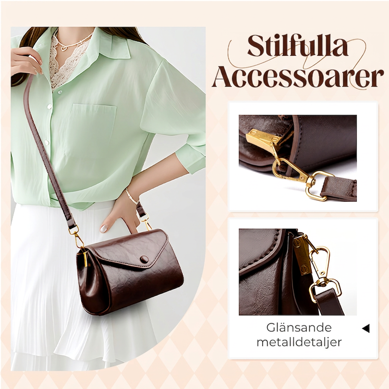 ⏳ Het erbjudande! |Elegant axelremsväska för damer – Minimalistisk crossbody-väska med justerbar rem