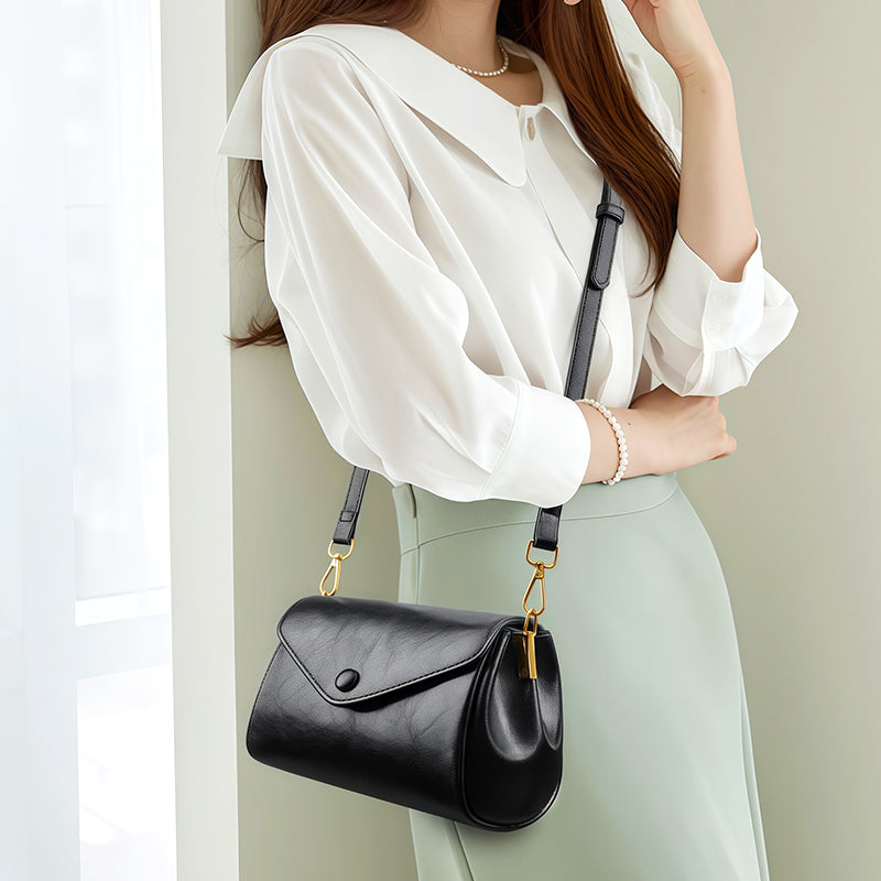⏳ Het erbjudande! |Elegant axelremsväska för damer – Minimalistisk crossbody-väska med justerbar rem