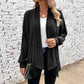 ⏳ Het erbjudande! |Kvinnors ribbstickade cardigan – Mjuk öppen modell med elegant fall