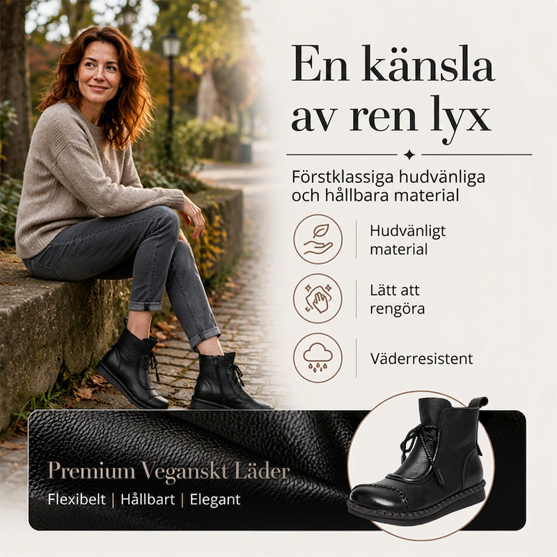 Nyhet✨|Klassiska ankelboots för kvinnor – bekväma boots för höst och vardag