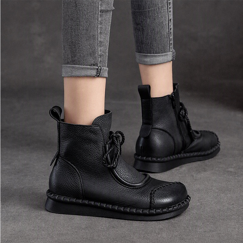 Nyhet✨|Klassiska ankelboots för kvinnor – bekväma boots för höst och vardag