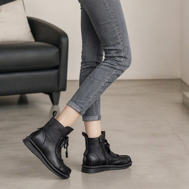 Nyhet✨|Klassiska ankelboots för kvinnor – bekväma boots för höst och vardag