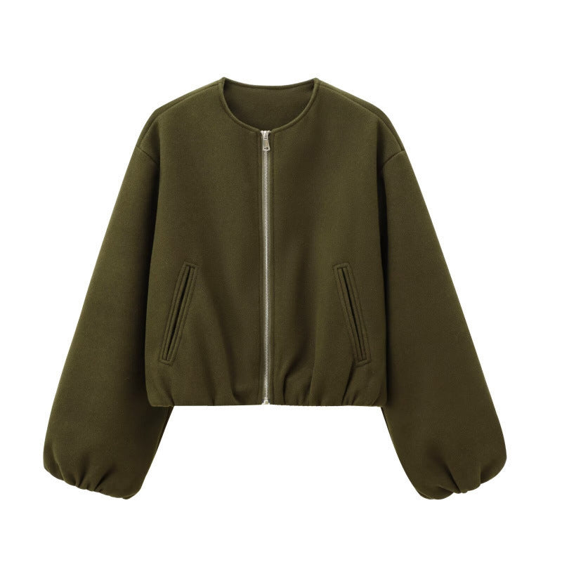 🍂Nya höstnyheter|Kort bomberjacka för kvinnor – Mjuk oversize passform med modern stil