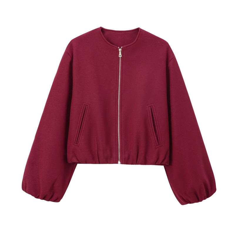 🍂Nya höstnyheter|Kort bomberjacka för kvinnor – Mjuk oversize passform med modern stil
