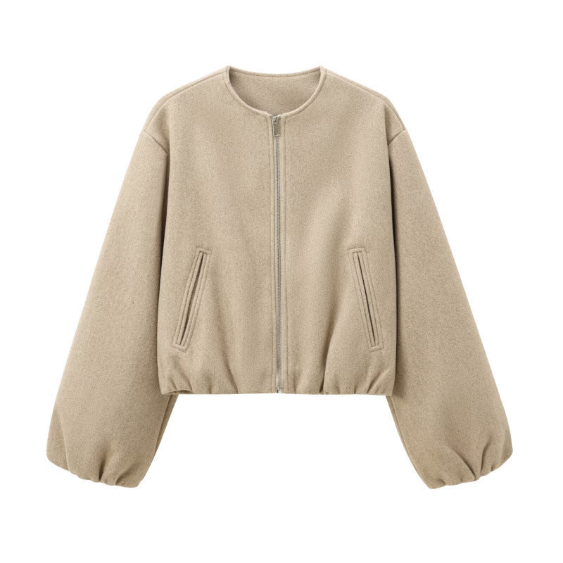 🍂Nya höstnyheter|Kort bomberjacka för kvinnor – Mjuk oversize passform med modern stil