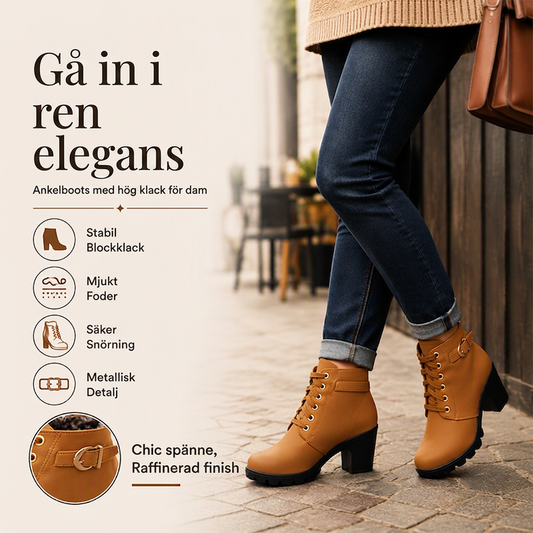 Nya ankomster📦|Vintage Stövletter för Kvinnor – Bekväma Boots med Stabil Klack