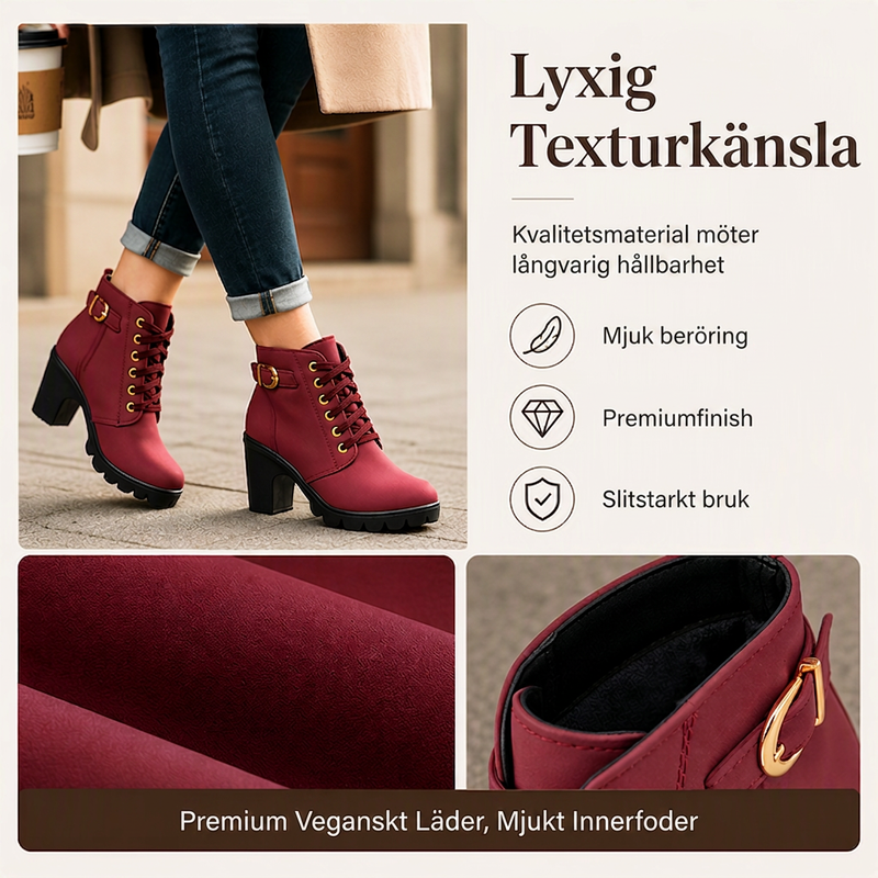 Nya ankomster📦|Vintage Stövletter för Kvinnor – Bekväma Boots med Stabil Klack