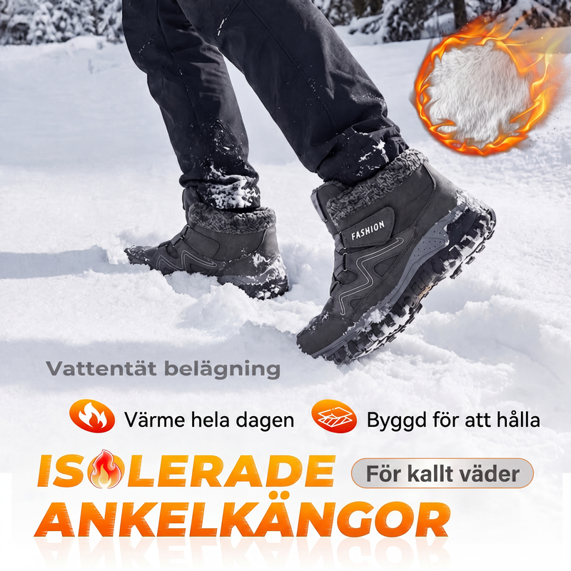 Bästsäljare🔥|Komfortabla Vinterkängor – Varma och Stabilt Grepp för Vinterpromenader