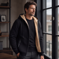 🍂Höstspecial – Endast denna vecka! 50 % rabatt!!!🎉✨Varm Vinterjacka Herr med Huva – Fodrad Termojacka med Modern Passform & Mjuk Insida
