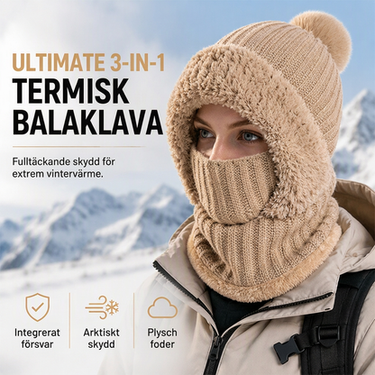 Bästsäljare🔥|Varm 3-i-1 Mössa för Dam – Perfekt för Höst & Vinter