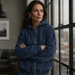 🍂Nya höstnyheter|Mjuk Oversized Jeansjacka för Dam – Avslappnad Stil med Huva för Höstens Dagar