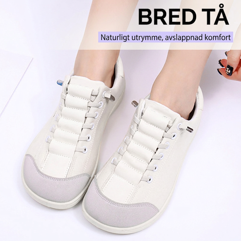 🍂 Komfortabla Damskor med Bred Tåbox – Perfekta för Promenader & Vardag