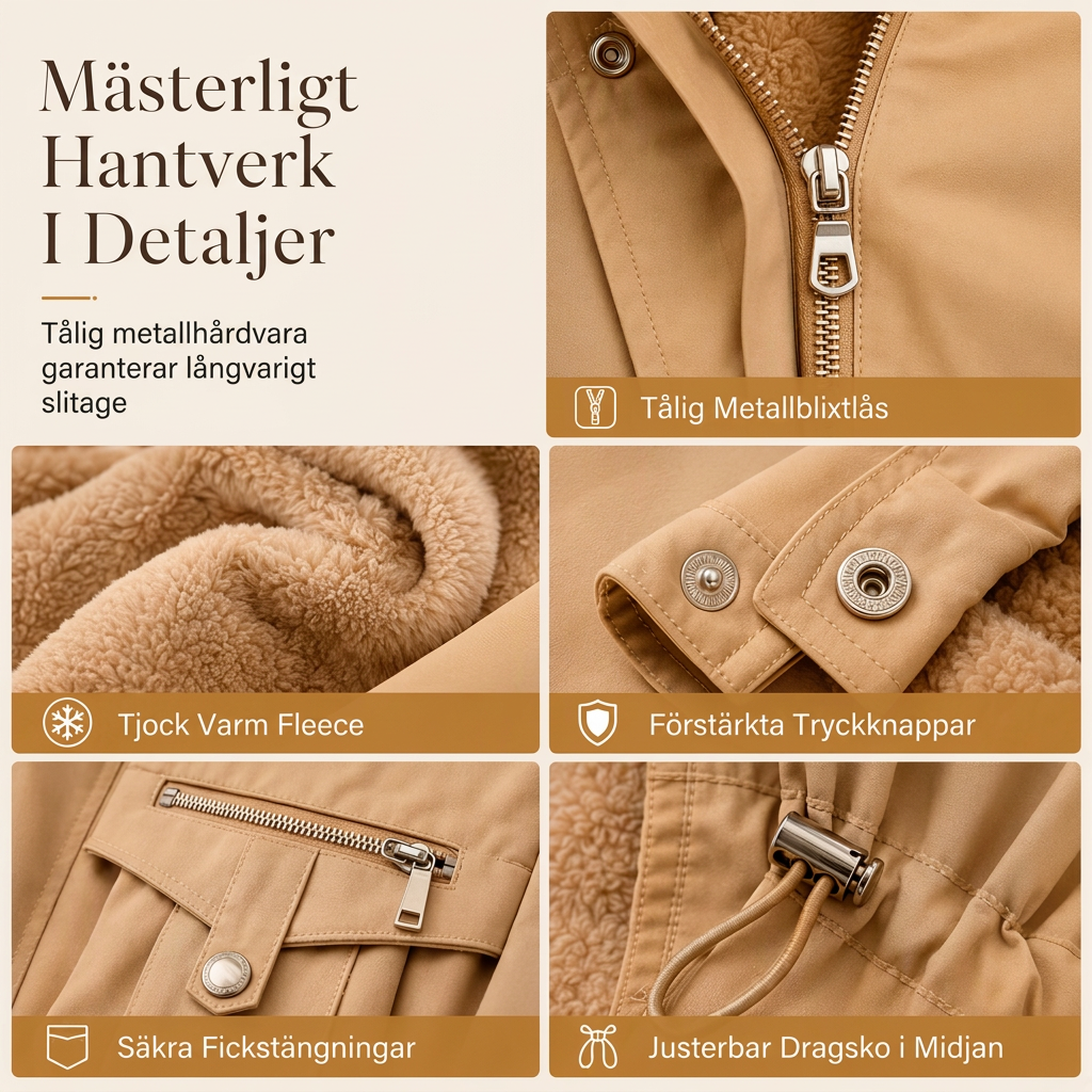 Nyhet✨🧥Elegant vinterparka för kvinnor – varm, bekväm och redo för kalla höstdagar