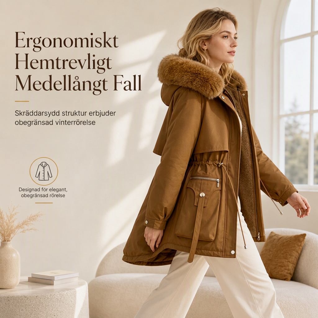 Nyhet✨🧥Elegant vinterparka för kvinnor – varm, bekväm och redo för kalla höstdagar