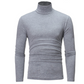Herrslimmad mock turtleneck-topp