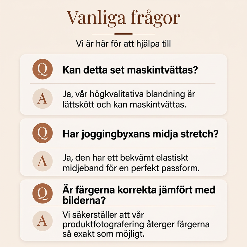 Set med randig tröja och joggingbyxor för kvinnor