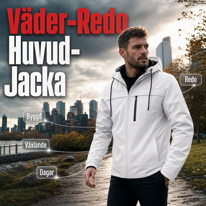 Väderanpassad huvjacka